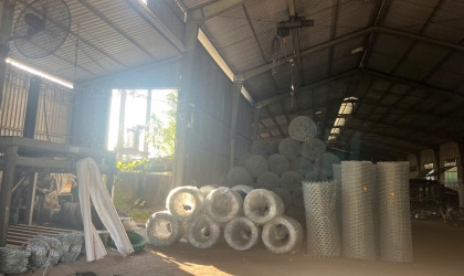 Công trình lưới thép hàn cho xưởng cơ khí tại Cẩm Lệ Đà Nẵng
